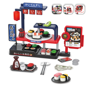Juego de cocina de juguete para niños al por mayor, juego de cocina, tienda de comida rápida, juego de comida, juguetes de <span class=keywords><strong>sushi</strong></span>, juguetes de pizza, comida de juguete - Product Image 1