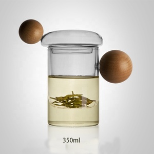 Design speciale unico alto borosilicato personalizzato a doppia parete vetro trasparente <span class=keywords><strong>tazze</strong></span> <span class=keywords><strong>da</strong></span> tè con manico - Product Image 3