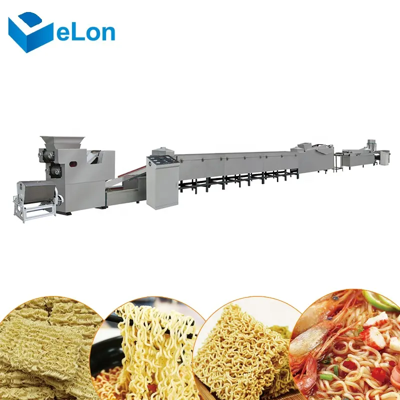 Línea de producción de fideos instantáneos, máquinas de fabricación de productos de grano