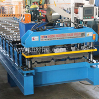 Fabricant de machines de formage à froid pour panneaux de toiture trapézoïdaux pour ligne de production de tôles métalliques GI PPGI