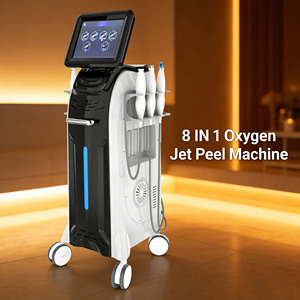 Appareil professionnel de peeling à jet d'oxygène 8 en 1 avec écran 10,1 pouces pour le blanchiment de la peau et une hydratation intense - Product Image 1