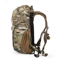 Sac à dos tactique OEM ODM 14L découpé au laser MOLLE avec housse de pluie pour l'entraînement, la chasse, le camping, la randonnée et les expéditions