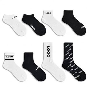 Bas quantité minimale de commande Chaussettes professionnelles de haute qualité Usine Unique Propre conception de LOGO Chaussettes personnalisées avec étiquettes personnalisées Emballage d'étiquettes - Product Image 3
