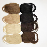 CA Cheveux Humains Remy Vierges de Haute Qualité 100% Lisses, Franges à Clips Invisibles pour Femmes, Vente en Gros LLBeautyHair