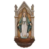 थोक राल धार्मिक प्रतिमा वर्जिन मैरी ईसाई उपहार दीवार गृह सजावट