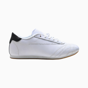 Zapatos de Taekwondo unisex con cordones, suela de goma antideslizante, calzado de entrenamiento ligero para Karate, Kickboxing, Kung Fu, artes marciales - Product Image 2