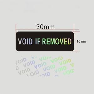 Etiqueta Holográfica de Seguridad a Prueba de Manipulación, Rollo de Etiquetas de Garantía Void Personalizadas - Product Image 5