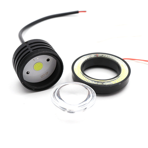 12V phổ 2.5inch 3inch 3.5inch Xe thiên thần mắt sương mù đèn 64mm 76mm 89mm Tự động chiếu COB dẫn lái xe ánh sáng DRL Sương Mù Ánh Sáng - Product Image 5