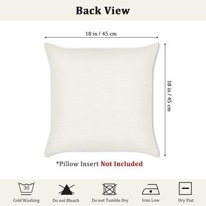 Housse de coussin décorative en polyester type lin avec imprimé cœur d'amour et rose <span class=keywords><strong>rouge</strong></span> pour la Saint-Valentin, 18 x 18 pouces, 4 pièces - Product Image 6