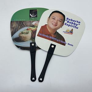 พัดพลาสติกพกพา PP คุณภาพสูง พิมพ์โลโก้ตามสั่ง สำหรับของที่ระลึก ของแจก ของพรีเมียม ใช้ในการโฆษณา สำหรับการเลือกตั้ง - Product Image 1