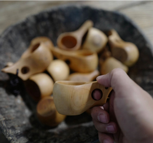 IRONDONKEY extérieur alpinisme sac à dos suspendu lumière luxe niche tasse à café exquis Camping tasse à eau <span class=keywords><strong>en</strong></span> bois - Product Image 4