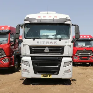 Tersedia dan pengiriman cepat bak dengan AC Sitrak G7 6x4 traktor LNG 480HP 510HP traktor untuk transportasi kargo berat