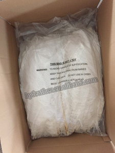 Grandes plumes d'autruche blanches pour centre de table de mariage, décoration de fête, artisanat DIY, plumes en vrac pour carnaval et décoration intérieure - Product Image 3