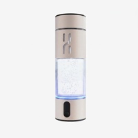 Bouteille d'eau hydrogénée portable à électrolyse avec une concentration de 2000 ppb, alimentée par batterie, pour une utilisation en voiture, en camping-car, en extérieur et à usage commercial