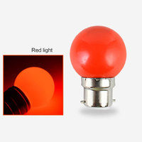 Ampoule LED rouge G45 B22 pour Noël, globe coloré, corps en ABS, alimentation CA, Ra50, durée de vie de 8000 heures