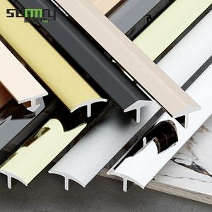Fashion Waterproof T Shape <strong>Tile</strong> <strong>Edge</strong> <strong>Trim</strong> Aluminum Alloy Corner <strong>Tile</strong> <strong>Trim</strong> Corners for Floor <strong>Tile</strong> Trimming - Product Image 2