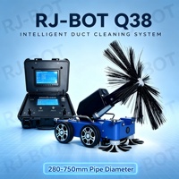 Robot de nettoyage de conduits d'air à pression négative RJ-BOT Q38 pour usine