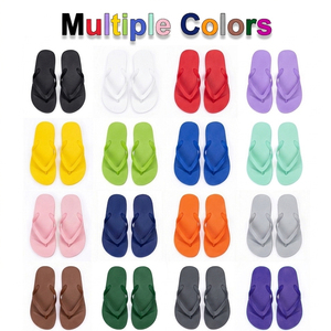 Nicecin – Claquettes de plage antidérapantes personnalisées OEM en caoutchouc vierge pour sublimation, chaussures plates décontractées pour hommes, vente en gros de tongs - Product Image 2