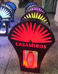 Customized <strong>Casamigos</strong> <strong>Bottle</strong> Presenter for Nightclub <strong>Bottle</strong> Glorifier VIP Service <strong>Bottle</strong> Presenter Wine Display Rack - Product Image 3