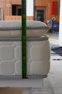 Chất lượng cao Vua Kích thước bộ nhớ bọt mùa xuân Nệm cuộn lên hộp khách sạn đồ nội thất gia đình - Product Image 4