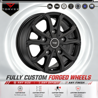 Jantes en alliage personnalisées MSW 48 VAN 5H 16 17 18 pouces 5x118 5x130 pour Mercedes Sprinter Fiat Ducato Ford Transit Volkswagen