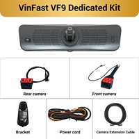 Caméra de recul numérique 2K Sinjet pour VinFast VF9 avec Wi-Fi, écran complet 9,2 pouces, H10 Pro Mirror DashCam