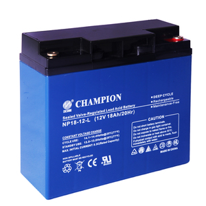 Champion Manufacturer 12V 18Ah <strong>Solar</strong> <strong>Panel</strong> <strong>Battery</strong> Acid Lead Storage Deep Cycle Rechargeable Acid <strong>Battery</strong> <strong>Pack</strong> for <strong>Solar</strong> System - Product Image 3