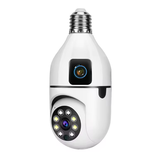 E27 Smart Home Security Panoramic Lamp Camera Outdoor Camera 6MP Full Color Night Vision Automatic Tracking Wifi Smart Camera