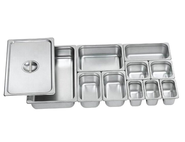New 1/2 Stainless Steel Food Container Perforated Sheet GN Pan for Restaurants Essential Equipment Supply