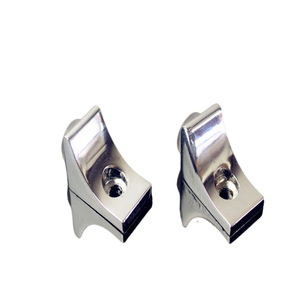 Support d'étagère en alliage de zinc durable, connecteur de meuble pour armoire et cloison, style moderne et simple - Product Image 1