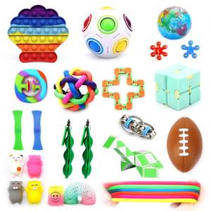 0061 Kit de Juguetes Sensoriales Antiestrés: Push Pop Bubble Mochi Squishy, Bola de Rompecabezas Arcoíris, Cadena Flippy y Juguetes Sensoriales Snappers - Product Image 5