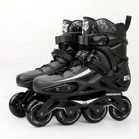 Patins à roulettes professionnels réglables à 4 roues en PU pour enfants et adultes