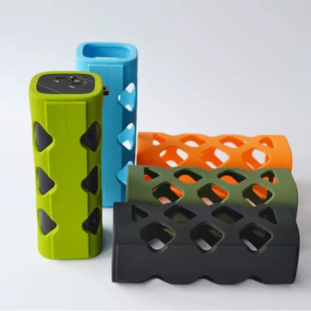 High Quality Custom Shape Speaker Protective Case Portable Silicone Speaker Case Cover for Sound Equipment