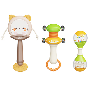 Xu Hướng 2025 Sản Phẩm 3 Trong 1 Lắc Rattle Trống Cát Búa Jingle Chuông Stick Bé Bộ Quà Tặng Bé Rattles Tiếng Ồn Nhà Sản Xuất Trẻ Em Đồ Chơi - Product Image 3