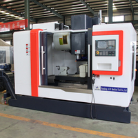 Centre d'usinage vertical CNC 4 axes certifié ISO VMC850, fraiseuse verticale CNC avec guidage linéaire pour le traitement des métaux