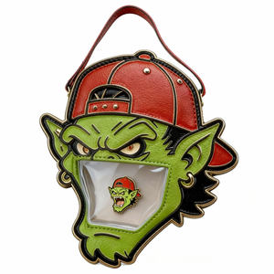 Bolso Bandolera Transparente Personalizado con Diseño de Monstruo Goblin, Estilo Punk - Product Image 1