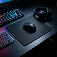 Tapis de souris de jeu carré en verre personnalisé Tigerwings, imprimé, imperméable, facile à nettoyer