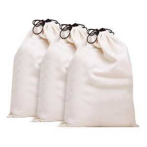 Sac à poussière en coton personnalisé avec logo pour sacs à main, housse de rangement pour sacs à bandoulière, grande taille (>50cm) pour poignée longue, en coton biologique naturel - Product Image 5