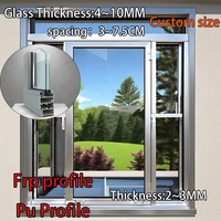 Proveedor de Ventanas de PU, Perfil de Plástico Reforzado con Fibra de Vidrio FRP, Perfiles de Fibra de Vidrio Anticorrosivos para Construcción