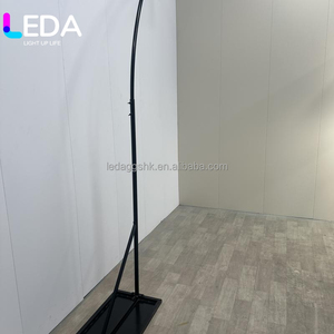 ขาตั้งโครงเหล็กสีดำสำหรับแขวนโคมไฟระย้า งานแต่งงาน ของตกแต่งงานอีเว้นท์ - Product Image 4