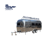 Mini caravane de camping de luxe en plein air JX-BT580SS remorque de camping-car tout-terrain avec toilette de salle de bain pour voyage de fourgonnette tout-terrain
