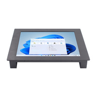 Écran LCD Tft industriel de 12 pouces Boîtier en alliage d'aluminium Écran tactile résistif Moniteur tactile à montage intégré