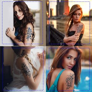Tatuajes Temporales de Transferencia al Agua para Hombres y Mujeres, para Espalda, Cuello, Brazos, Piernas y Hombros, Serie Sexy - Product Image 3