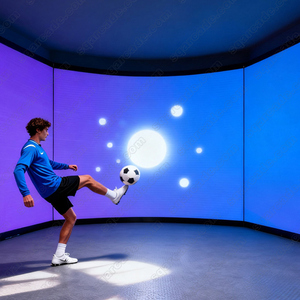 Interactive <strong>Football</strong> Games Penalty Kick Trainer Soccer <strong>Robot</strong> Goalkeeper Simulator Ar Projection Digital Sport Simulation Indoor - Product Image 2