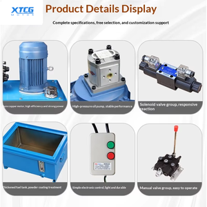 Yeni XTCG Hidrolik Güç Ünitesi Manuel Hidrolik Pompa İstasyonu 10-50 Ton Dökme Demir Hidrolik Pres Delme Makinesi Ahşap - Product Image 6