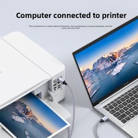 Cable de Datos USB 3.0 de Alta Velocidad con Cabeza Cuadrada, Conductor de Cobre y Revestimiento de Aleación de Aluminio para Impresoras y Discos Duros Externos