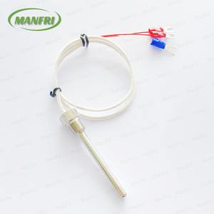 مستشعر درجة الحرارة PT100 3-wire Class A مع حلقة العروة M8 لأنظمة التهوية والتبريد - Product Image 4