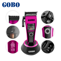 Cheveux électriques GB-28 pour tondeuse avec lame DLC 9500-11500 RPM haute vitesse pour une utilisation intérieure/extérieure pour tailler le rasage de barbier