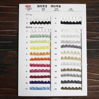 Fabrika Rayon 5mm Ric Rac toptan şerit konfeksiyon aksesuarları için dalga Zig Zag şekil dokuma dantel süslemeler