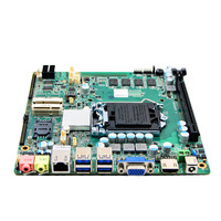 Carte mère industrielle embarquée d'occasion haute performance, 7 ports COM, 4 USB 3.0, 2 cartes réseau Gigabit, 4 Go de mémoire, 64 Go SSD, écran LCD
